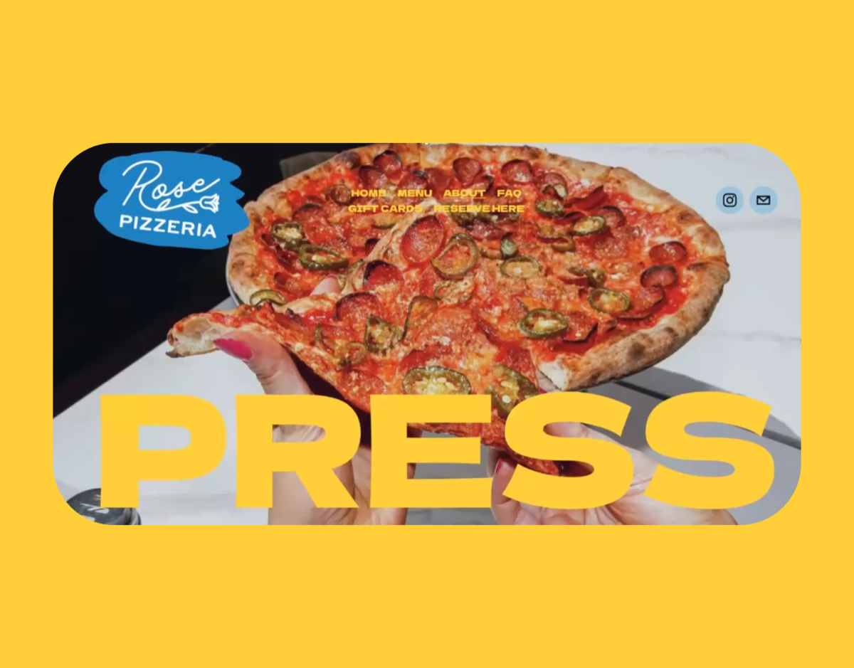 Rose Pizzeria | Website