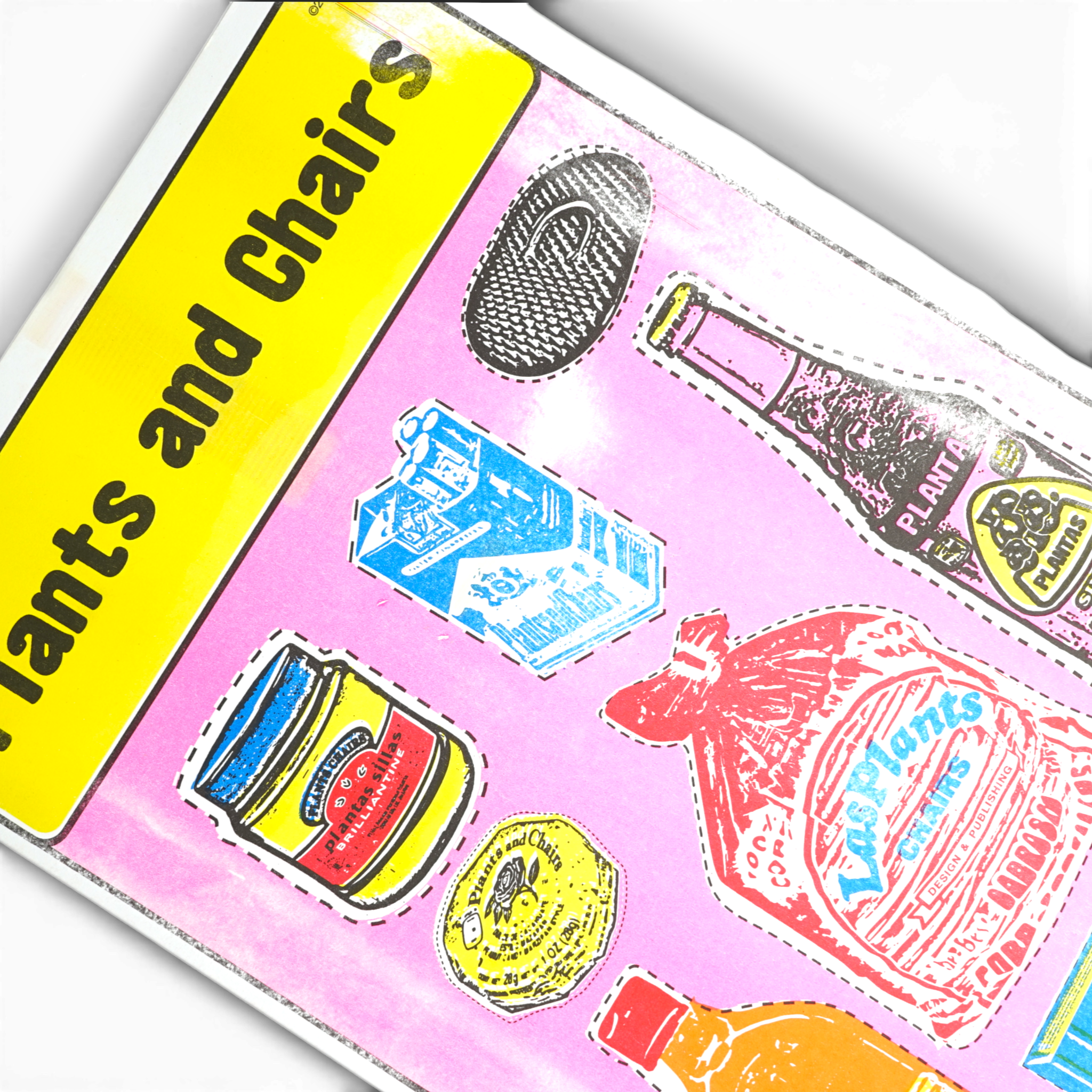 "Productos De la Media Luna" Poster | Risograph
