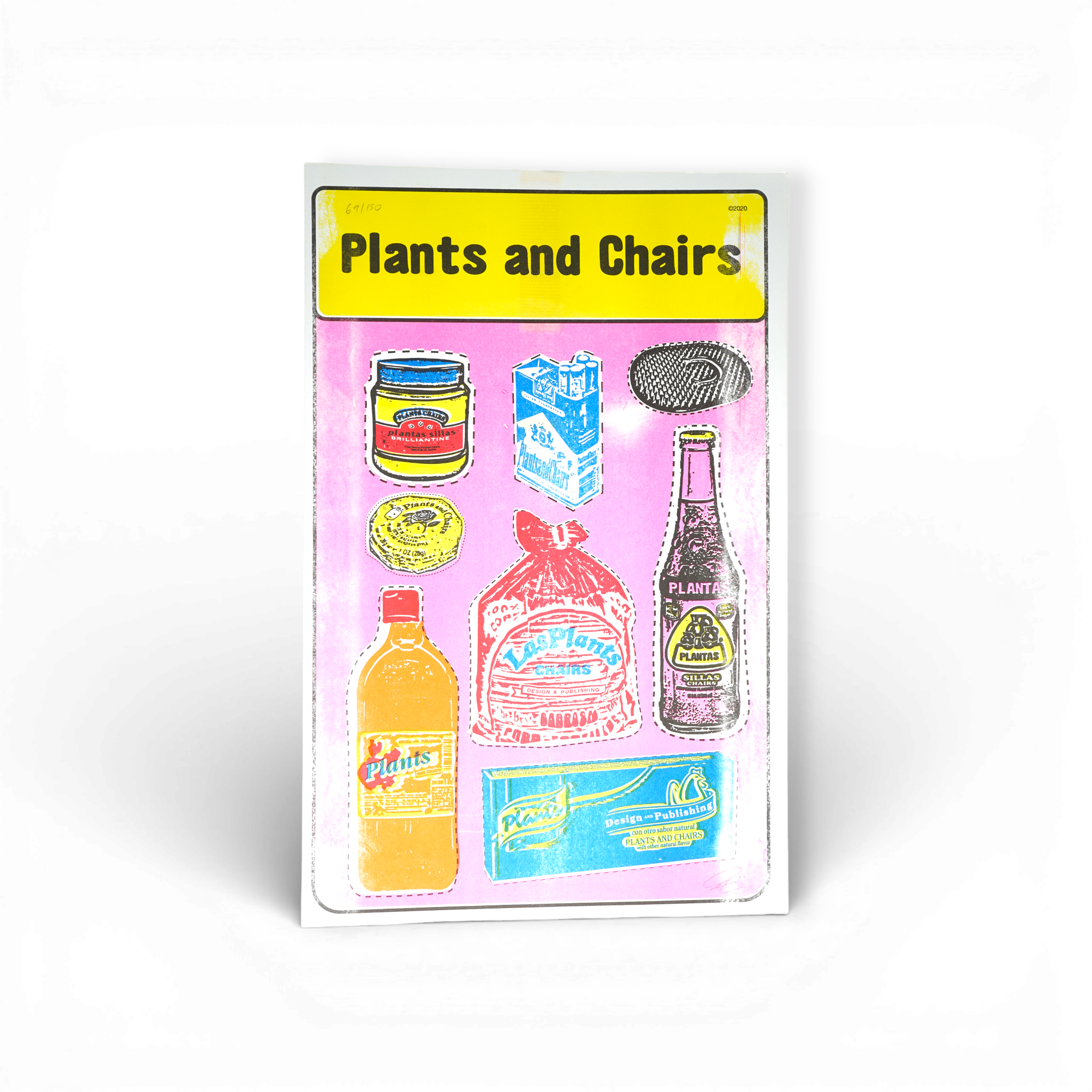 "Productos De la Media Luna" Poster | Risograph