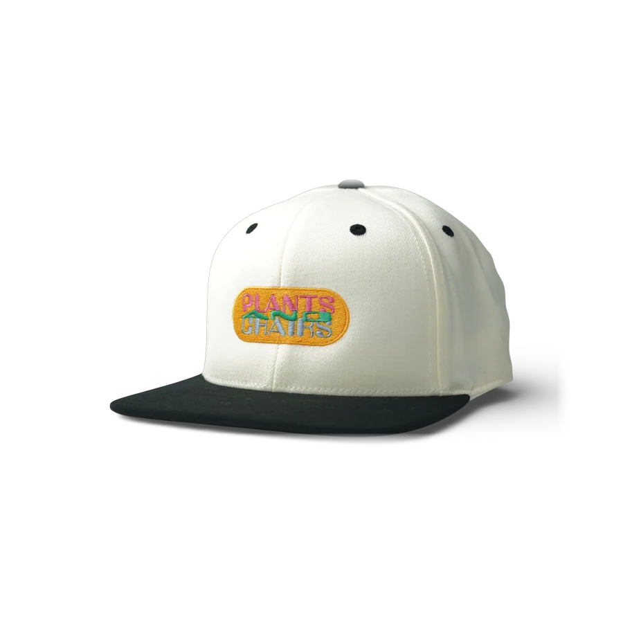 Bar Logo Classic Snapback | Ivory / Black