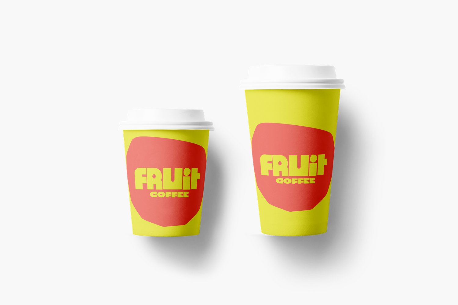 FRUIT Coffee paper cups