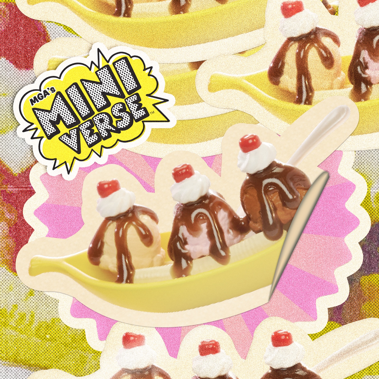 Miniverse Banana Split graphic, alternate frame