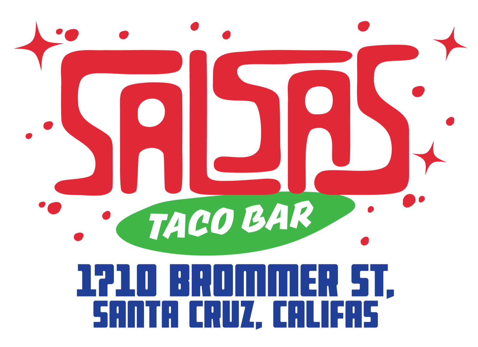 Salsa's Taco Bar logo lockup, full color