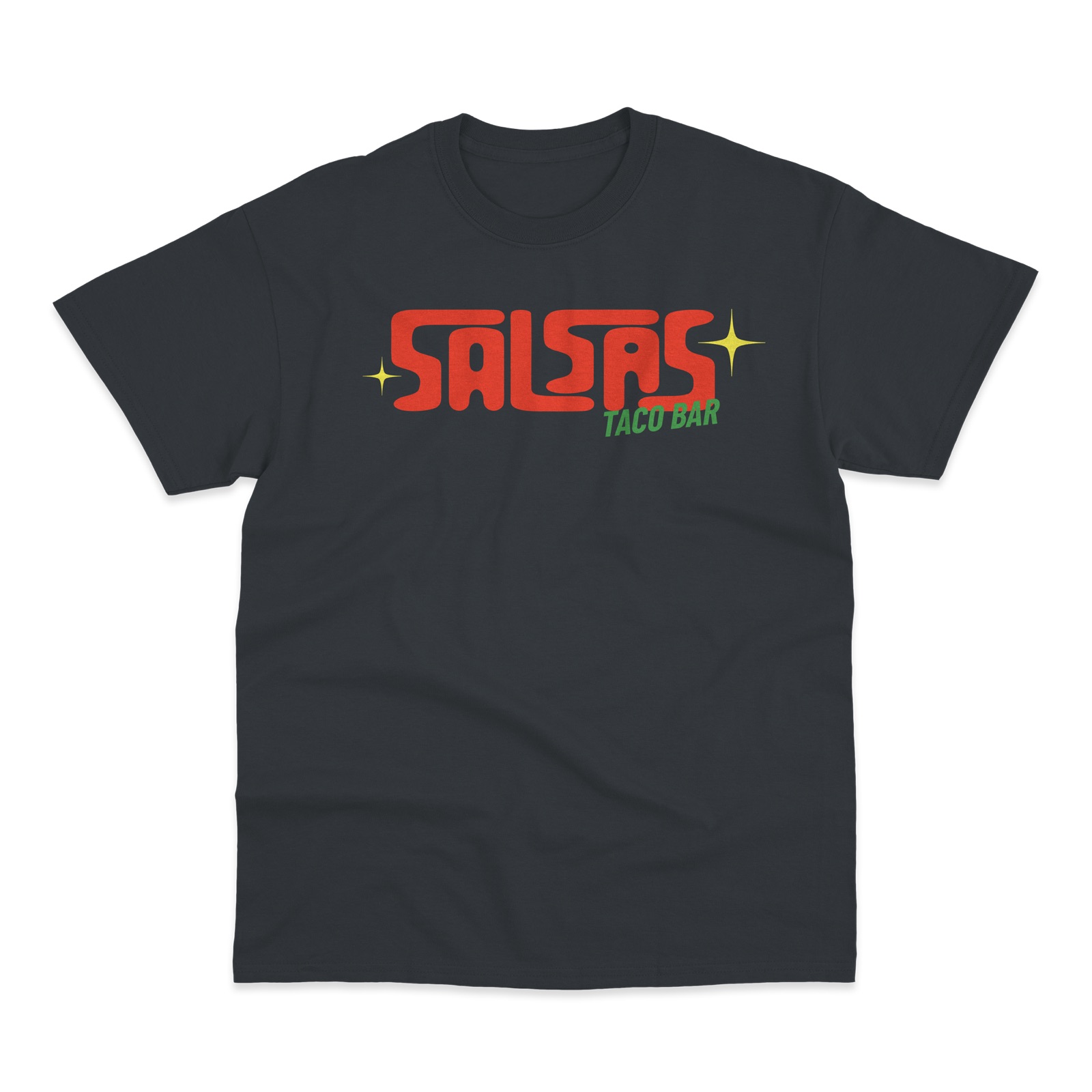 Salsa's Taco Bar black tee mockup