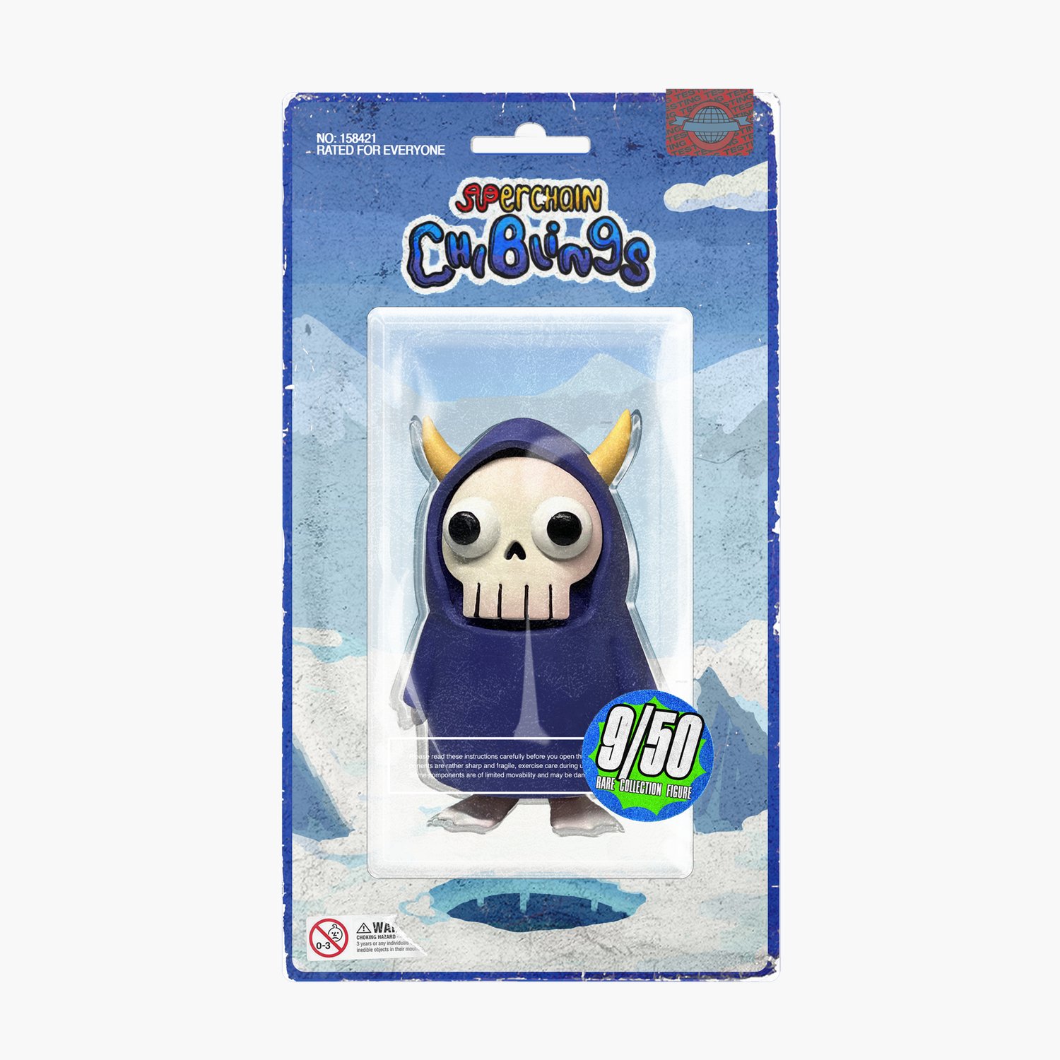 Chiblings action figure in blister pack
